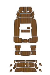 2016 Yamaha FSH 190 Sport Traction Mats Eva Foam Boat Flooring Marine Decking Hzchione Brown Black