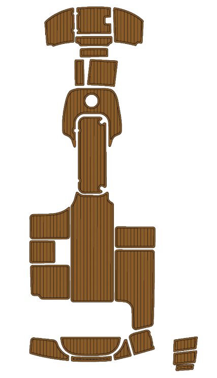 2001 Caravelle Deck 21 Traction Mats Eva Foam Boat Flooring Marine Decking Hzchione Brown Black