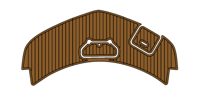 2019 Hurricane SS201 Traction Mats Eva Foam Boat Flooring Marine Decking Hzchione Brown Black