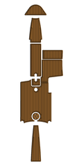2010 MasterCraft X14 Traction Mats Eva Foam Boat Flooring Marine Decking Hzchione Brown Black
