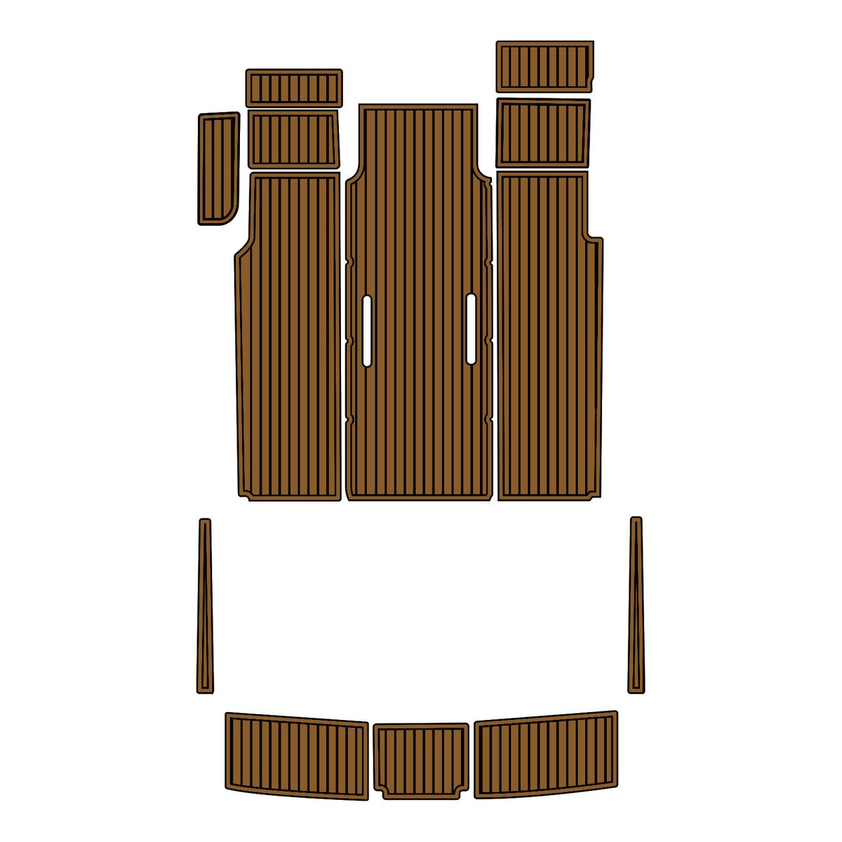 1997–2004 Formula Fastech Swim Step & Cockpit Traction Mats Eva Foam Boat Flooring Marine Decking