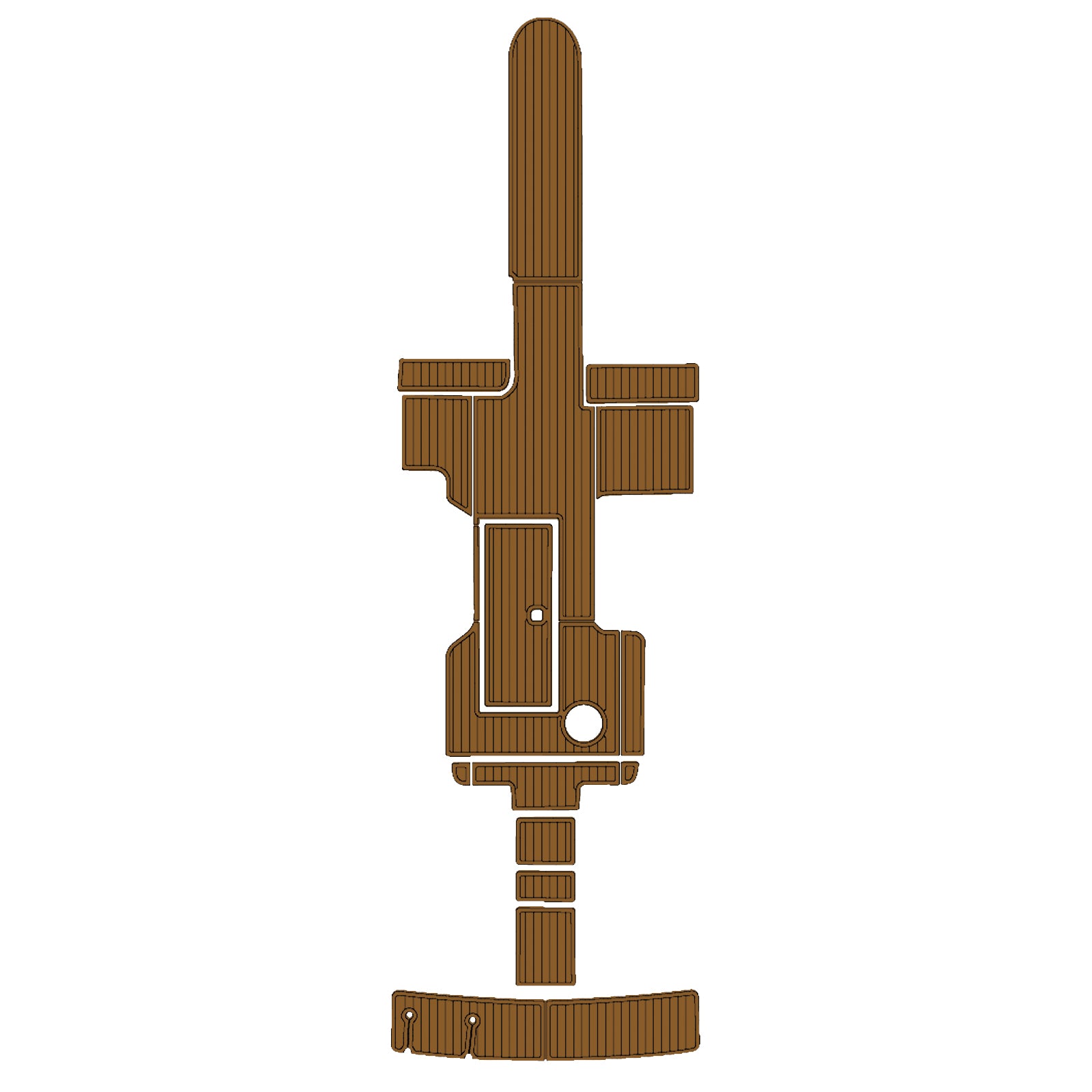 1995 Regal Ventura 8 Eva Foam Boat Flooring Boat Decking Hzchione Brown Black