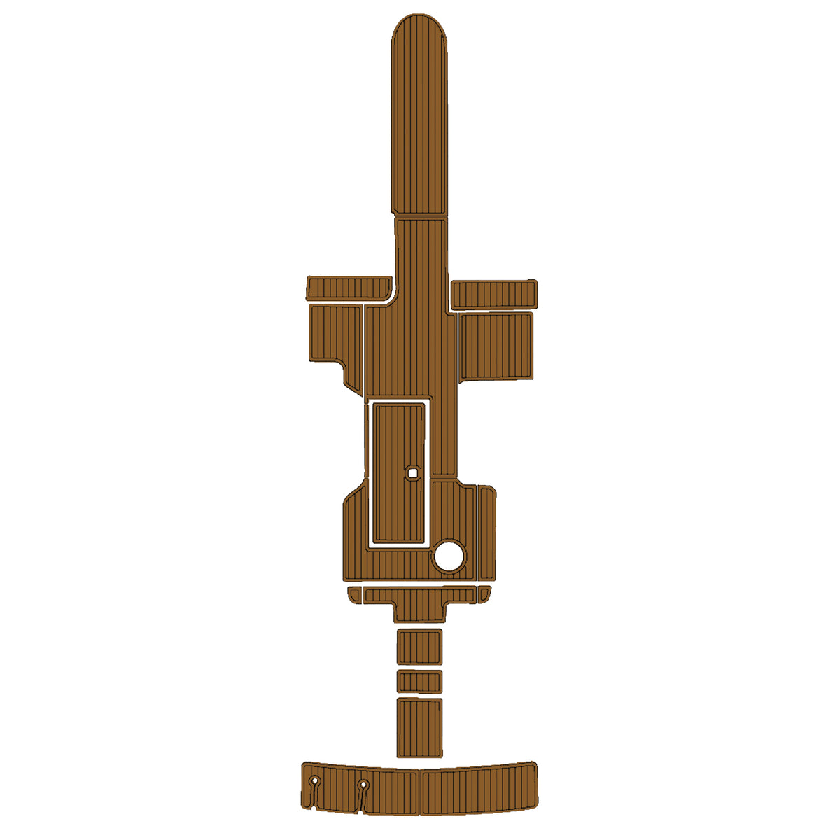 1995 Regal Ventura 8 Eva Foam Boat Flooring Boat Decking Hzchione Brown Black