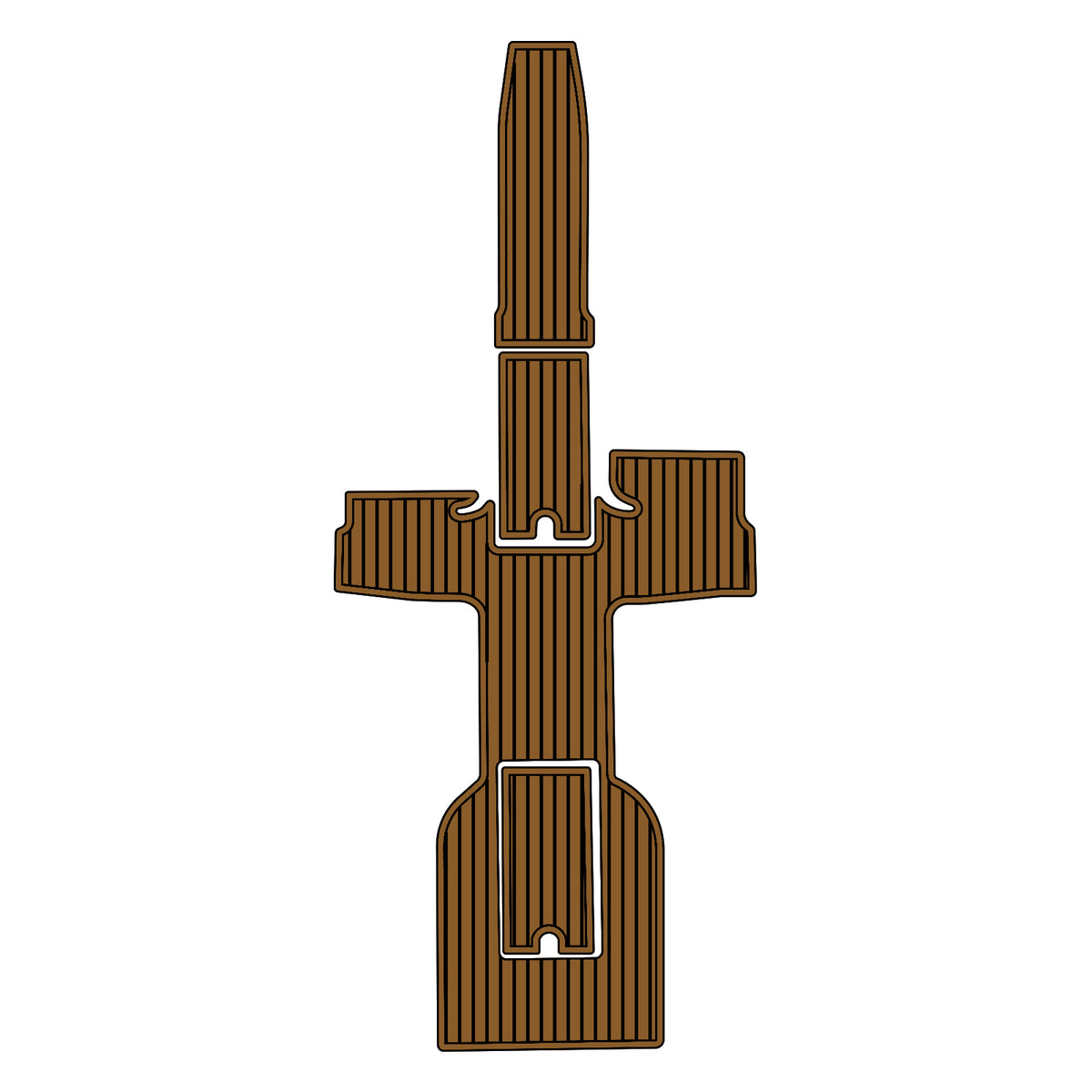 2014 Regal 2700 ES BR Eva Foam Boat Flooring Boat Decking Hzchione Brown Black