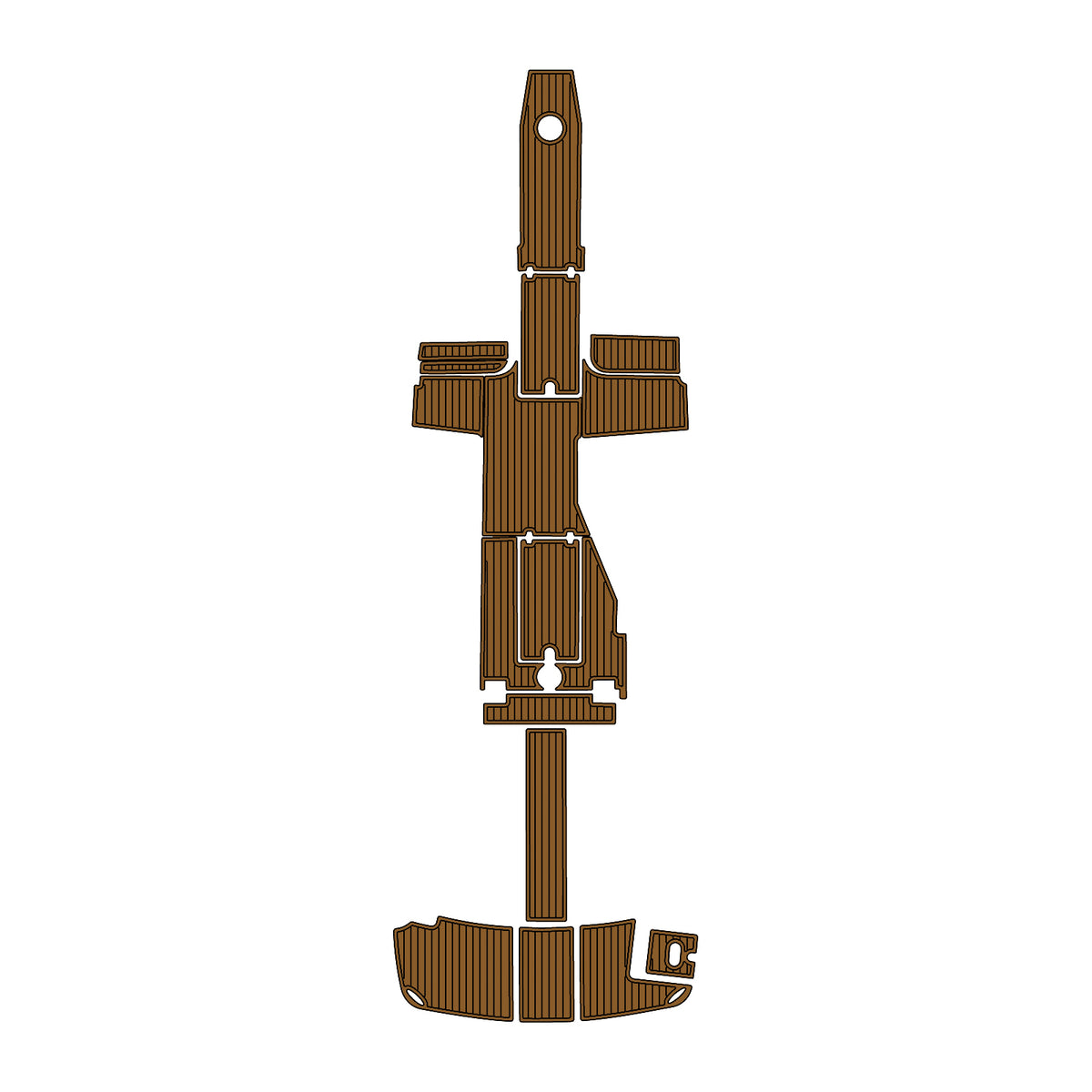 2007 Regal 2700 Eva Foam Boat Flooring Boat Decking Hzchione Brown Black