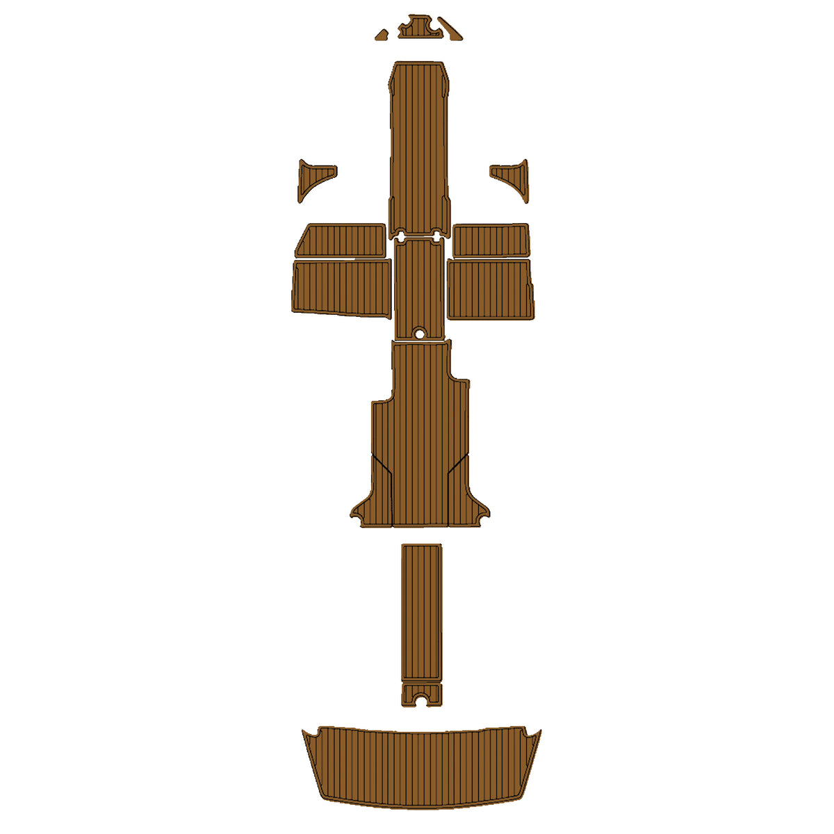 2019 Regal LS4 Surf Eva Foam Boat Flooring Boat Decking Hzchione Brown Black