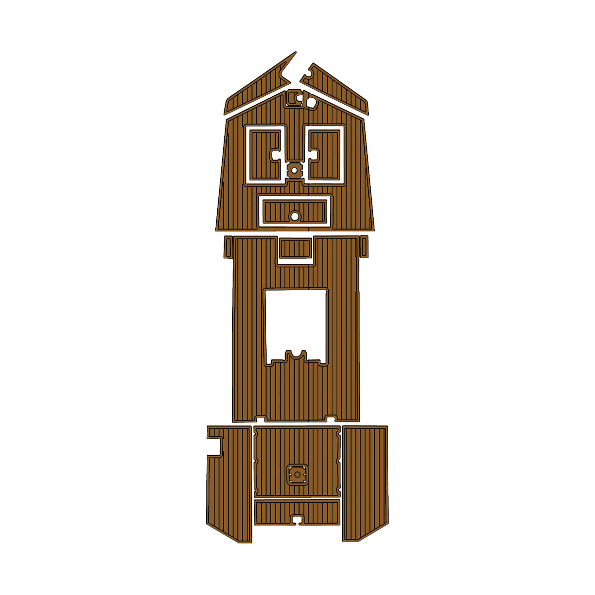 2022 Lowe Roughneck 1860 Cockpit Eva Foam Boat Flooring Boat Decking Hzchione Brown Black