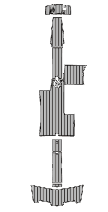 2005 Mastercraft Maristar Traction Mats Eva Foam Boat Flooring Marine Decking Hzchione Light Grey Black