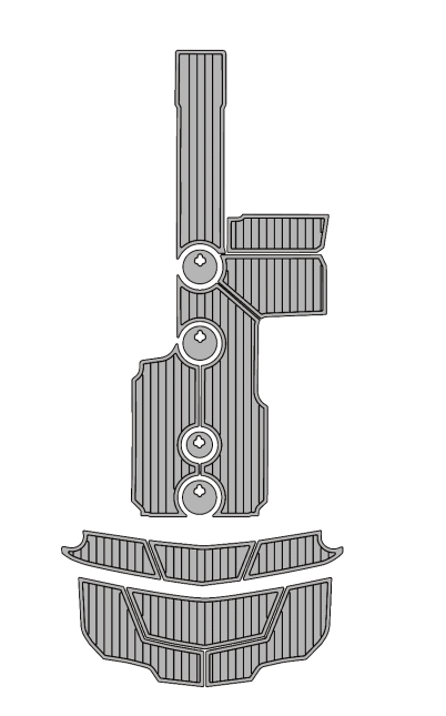 2020 Mastercraft NXT20 Traction Mats Eva Foam Boat Flooring Marine Decking Hzchione Light Grey Black