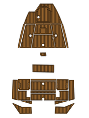 2023 Avid 19FS Traction Mats Eva Foam Boat Flooring Marine Decking Hzchione Brown Black