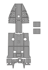 2019 Larson FX Traction Mats Eva Foam Boat Flooring Marine Decking Hzchione Light Grey Black