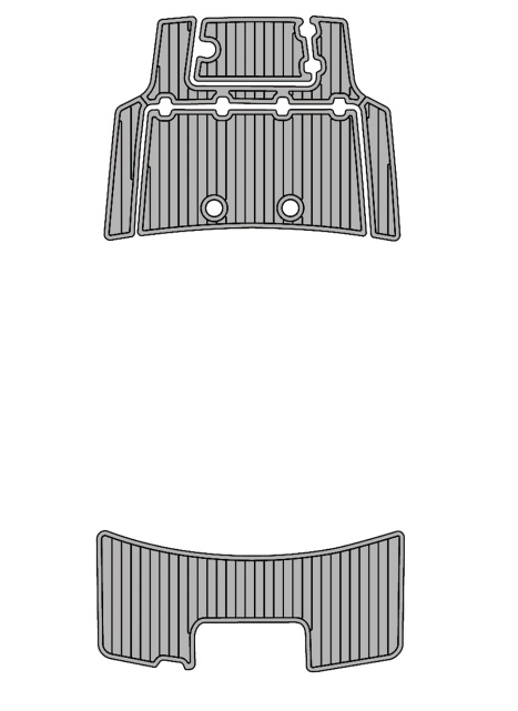 2023 Mako Pro Skiff 15 Traction Mats Eva Foam Boat Flooring Marine Decking Hzchione Light Grey Black