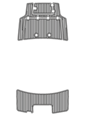 2023 Mako Pro Skiff 15 Traction Mats Eva Foam Boat Flooring Marine Decking Hzchione Light Grey Black