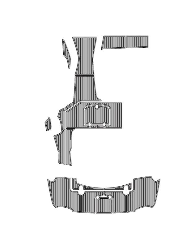 2015 Monterey 355 SSY Traction Mats Eva Foam Boat Flooring Marine Decking Hzchione Gray Black