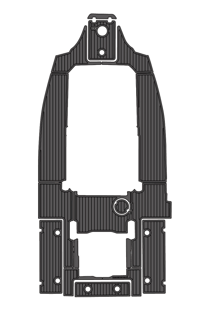 2023 Sea Fox 268 Commander Traction Mats Eva Foam Boat Flooring Marine Decking Hzchione Dark Grey Black