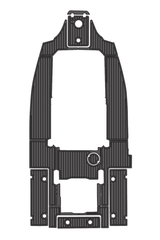 2023 Sea Fox 268 Commander Traction Mats Eva Foam Boat Flooring Marine Decking Hzchione Dark Grey Black