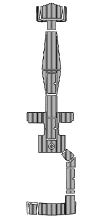 2016 2017 Eliminator Fundeck 28 Traction Mats Eva Foam Boat Flooring Marine Decking Hzchione Light Grey Black