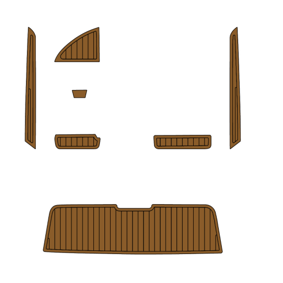 2005 Sunsation 32 Traction Mats Eva Foam Boat Flooring Marine Decking Hzchione Brown Black