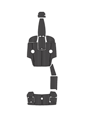 2013 Monterey 234 FS Traction Mats Eva Foam Boat Flooring Marine Decking Hzchione Dark Gray Black