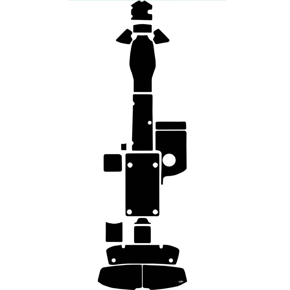 2010-2014 Yamaha 240&242 Swim Platform Cockpit Pad Boat Kit EVA Boat Flooring Foam Decking Mat  Hzchione All Black  