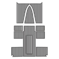 2005 Eliminator Daytona 27 Cockpit Pad Traction Mats Eva Foam Boat Flooring Marine Decking