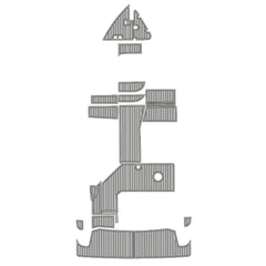 2017 Regal 26 Express Custom Boat Flooring Foam Boat Decking Kits Hzchione Medium Black