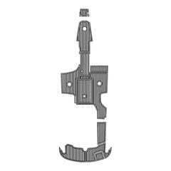 2009 Formula 240 BR Swim Platform Cockpit Pad Teak EVA Foam Boat Decking Hzchione Light Gray Black