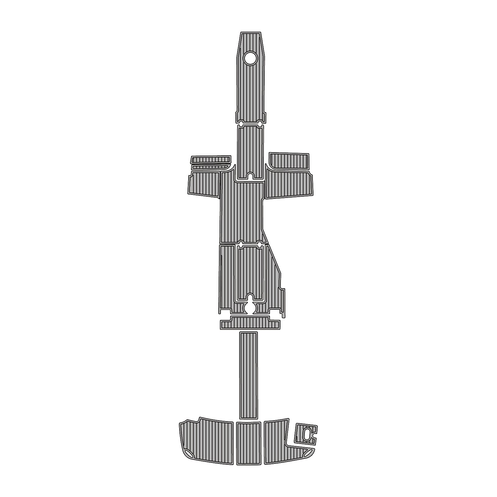 2007 Regal 2700 Eva Foam Boat Flooring Boat Decking Hzchione Medium Black
