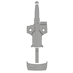 2017 Regal 2500 RX SURF Eva Foam Boat Flooring Boat Decking Hzchione Medium Black