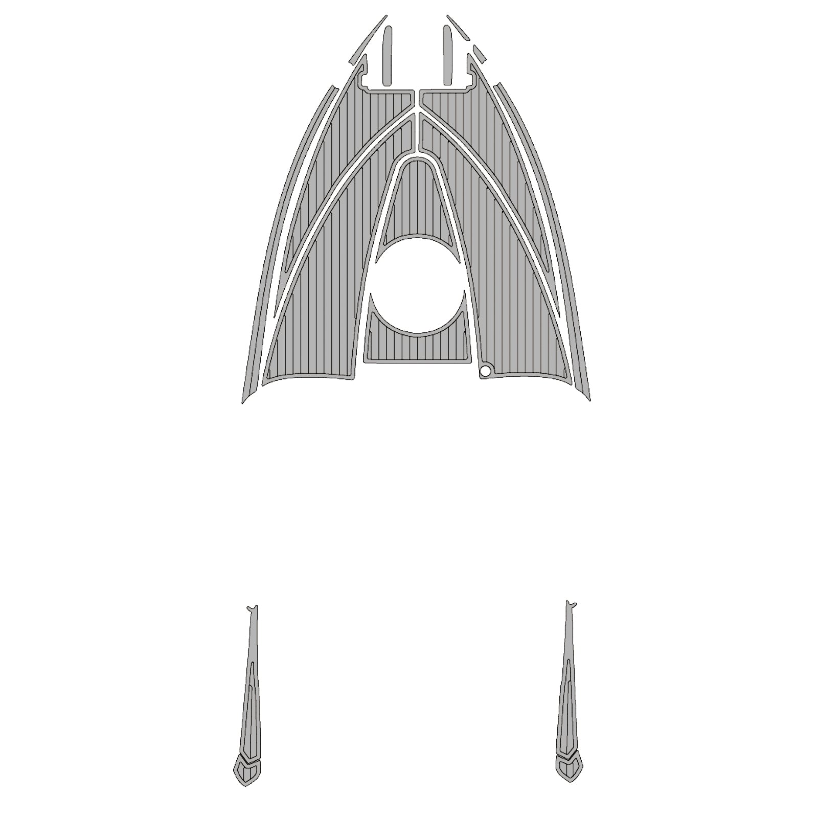 2010 Regal 2750 Eva Foam Boat Flooring Boat Decking Hzchione Medium Black