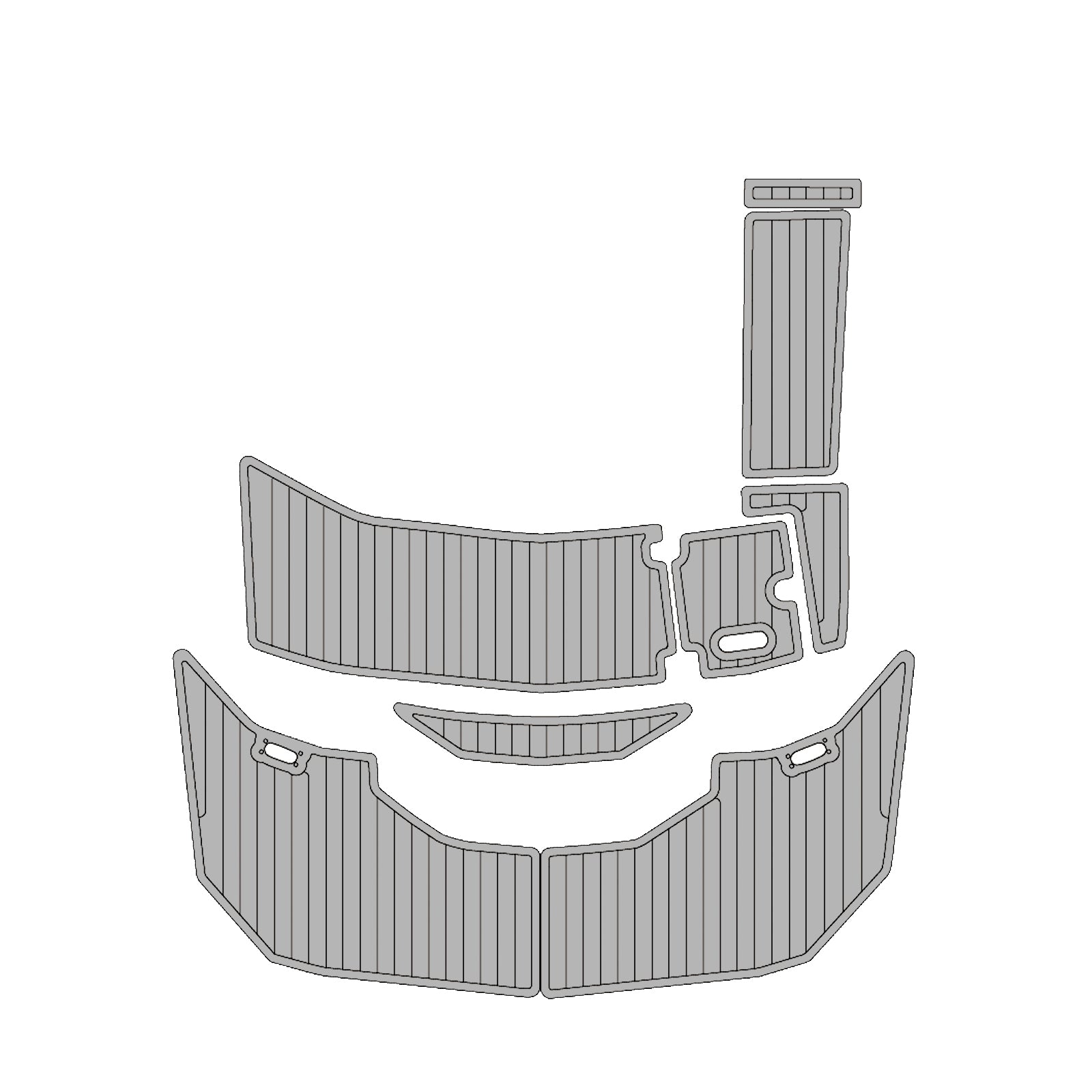 Regal 2220 Fasdeck Eva Foam Boat Flooring Boat Decking Hzchione Medium Black