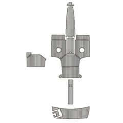 2016-2017 Regal 2300 RX Eva Foam Boat Flooring Boat Decking Hzchione Medium Black