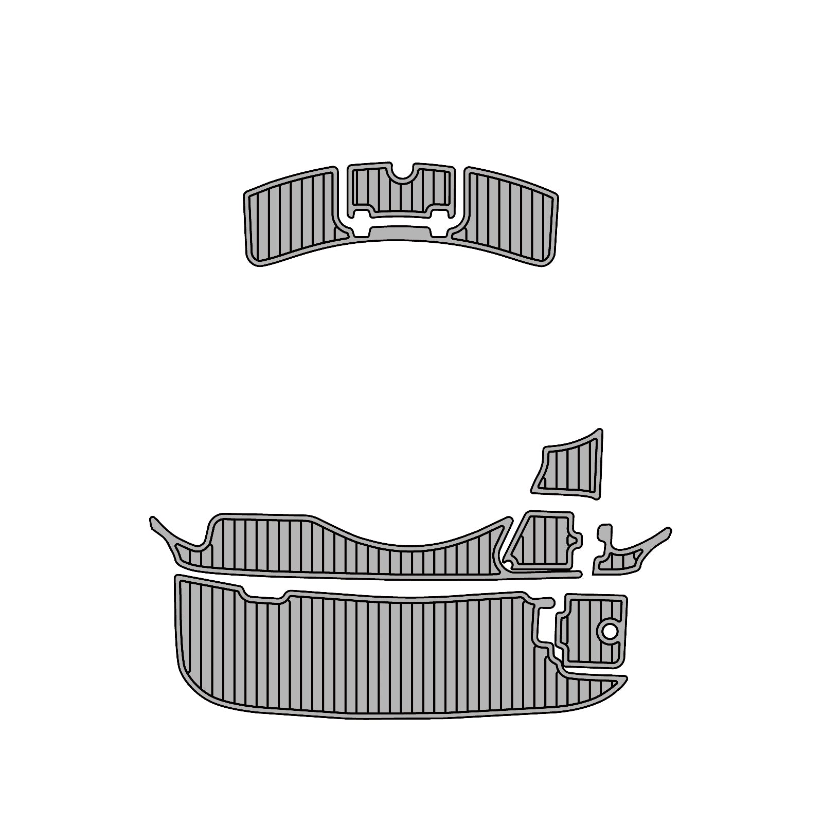 2005 Regal 2120 Destiny Eva Foam Boat Flooring Boat Decking Hzchione Medium Black