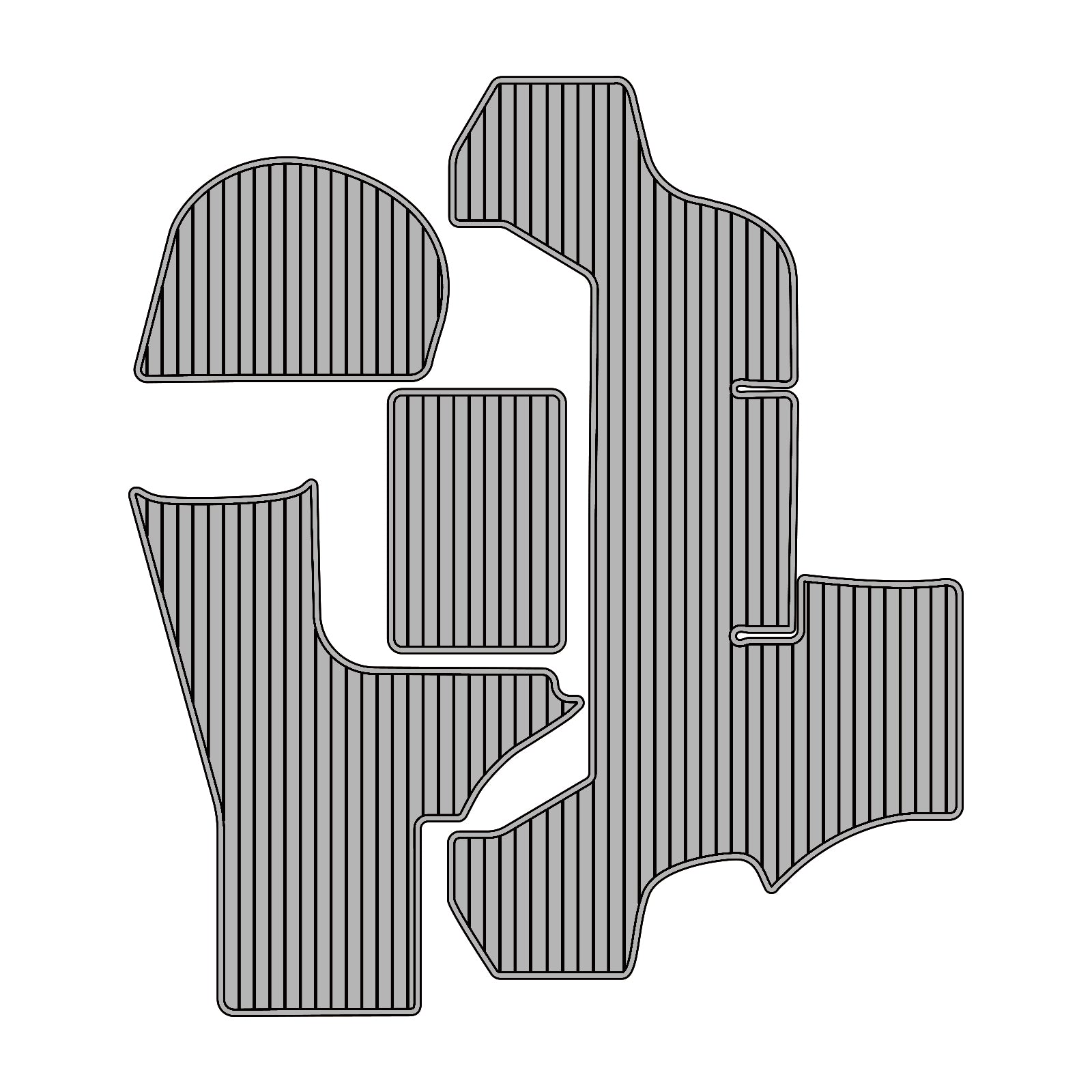 2002-2006 Regal 4260 Eva Foam Boat Flooring Boat Decking Hzchione Medium Black