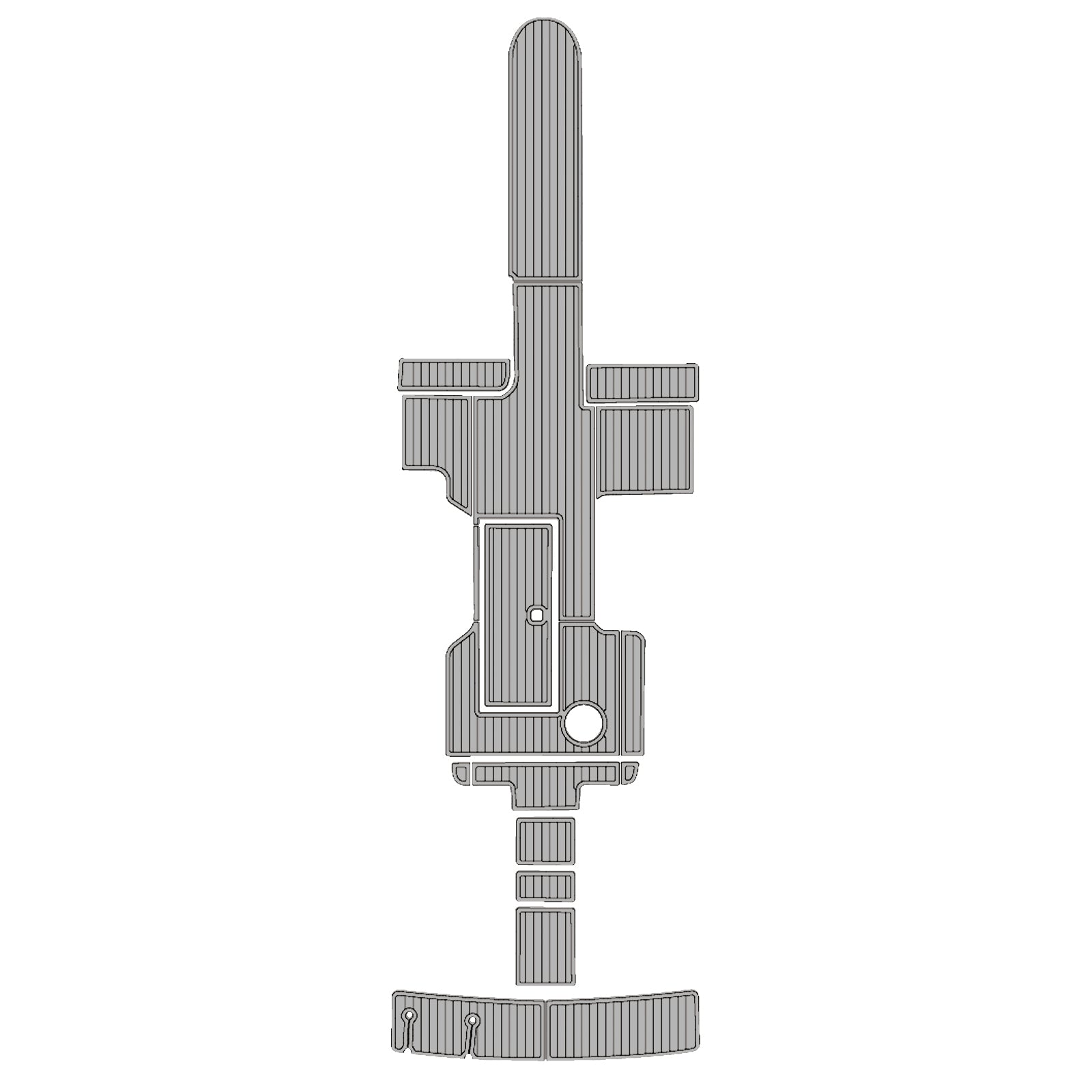 1995 Regal Ventura 8 Eva Foam Boat Flooring Boat Decking Hzchione Medium Black