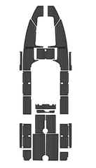 2006 Wellcraft CCF Traction Mats Eva Foam Boat Flooring Marine Decking Hzchione Dark Grey Black