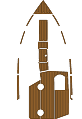 2000 Centurion Elite V Version １ Traction Mats Eva Foam Boat Flooring Marine Decking Hzchione Brown Black