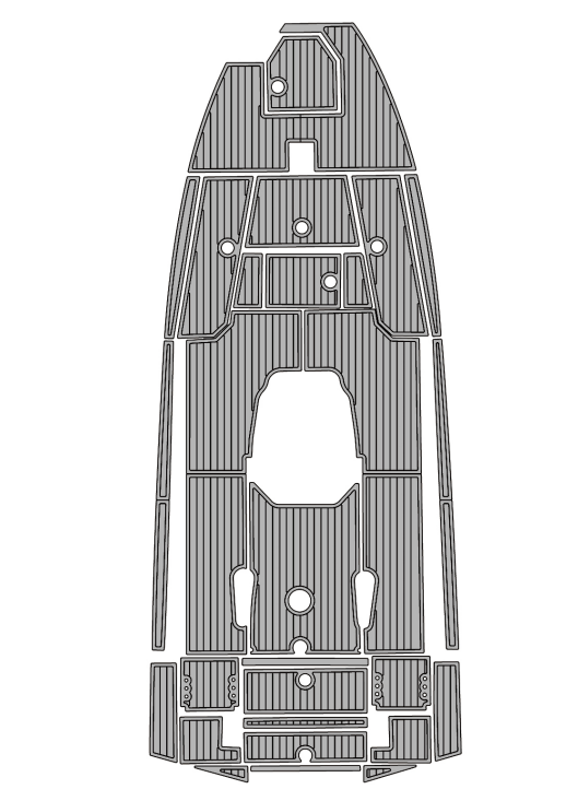 2021 Avid 21 FS Traction Mats Eva Foam Boat Flooring Marine Decking Hzchione Light Grey Black