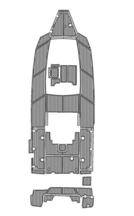 2023 Blackfin 302CC Traction Mats Eva Foam Boat Flooring Marine Decking Hzchione Light Grey Black