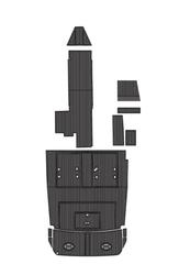 1978 Trojan 32 Swim Platform Cockpit Traction Mats Eva Foam Boat Flooring Marine Decking Hzchione Dark Grey Black