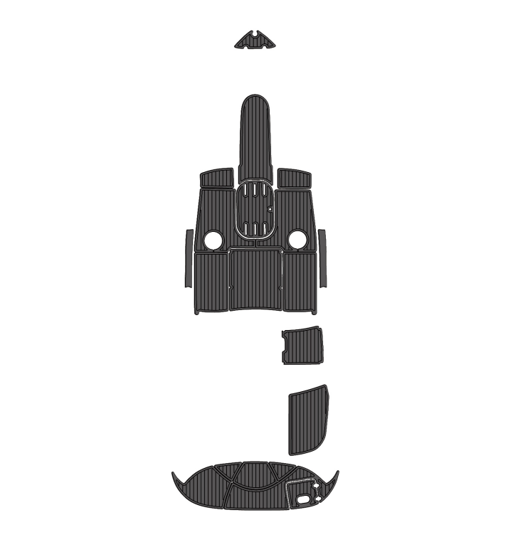 2008 Four Winns Horizon H210 Traction Mats Eva Foam Boat Flooring Marine Decking Hzchione Dark Gray Black