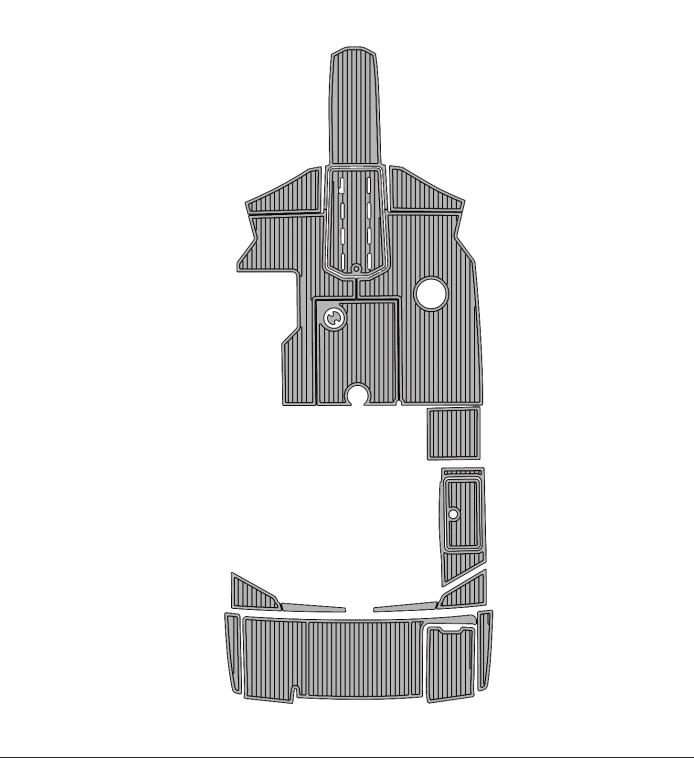 2015 Four Winns 210 Traction Mats Eva Foam Boat Flooring Marine Decking Hzchione Gray Black