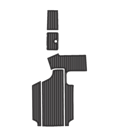 2014 Centurion Enzo SS210 Traction Mats Eva Foam Boat Flooring Marine Decking Hzchione Dark Grey Black