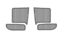 2016 Manitou 25 X-Plode Traction Mats Eva Foam Boat Flooring Marine Decking Hzchione Light Grey Black