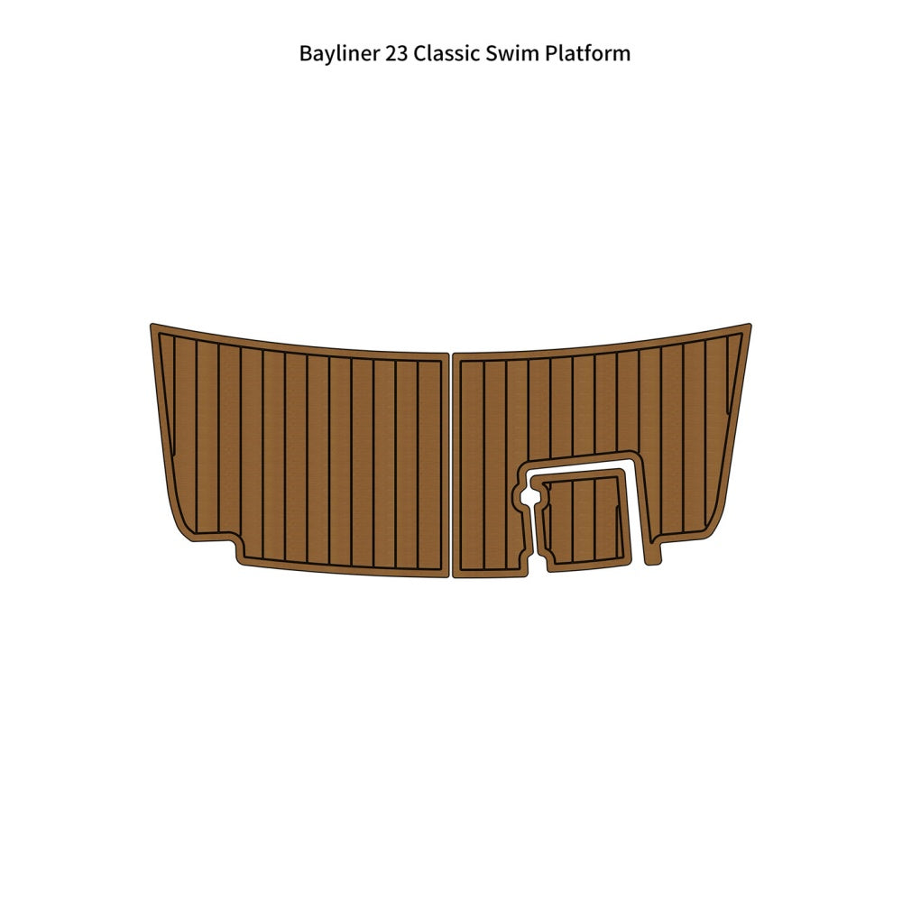 Bayliner 23 Classic Swim Platform Traction Mats Eva Foam Boat Flooring Marine Decking