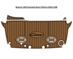Bayliner 3055 After Market Extended Swim Platform Traction Mats Eva Foam Boat Flooring Marine Decking