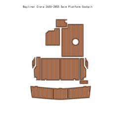 Bayliner Ciera 2655-2855 Swim Platform Cockpit Traction Mats Eva Foam Boat Flooring Marine Decking