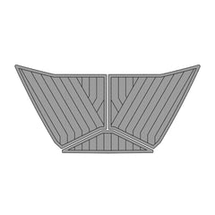 Bayliner HeyDay WT-2DC Traction Mats Eva Foam Boat Flooring Marine Decking Hzchione Medium Gray Black-Swim pads