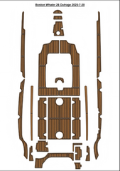 Boston Whaler 26 Outrage Swim Platform Cockpit Traction Mats Eva Foam Boat Flooring Marine Decking