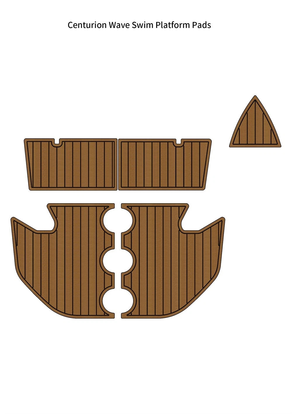 Centurion Wave Swim Platform Pad Traction Mats Eva Foam Boat Flooring Marine Decking Hzchione